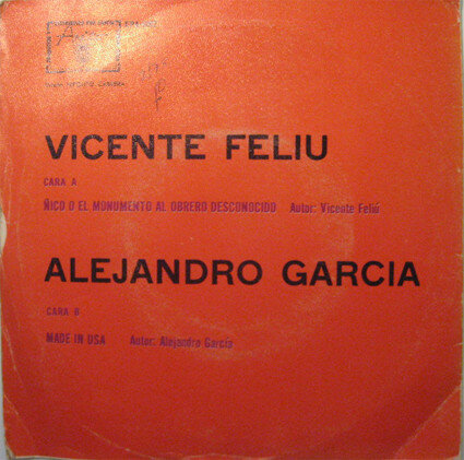 [Grabación Sonora] - Ñico o El monumento al obrero desconocido [Vicente Feliú] / Made in USA.