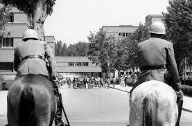 Incidentes universitarios en Madrid.