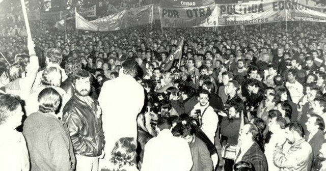 Primera huelga general de la democracia