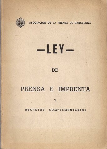 Ley de prensa