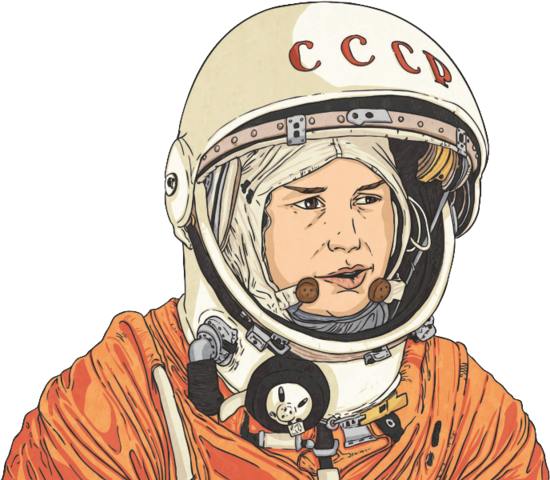 Valentina Tereshkova is the first woman in space.