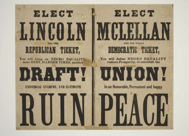 Abraham Lincoln Defeats George McClellan to Win Re-Election