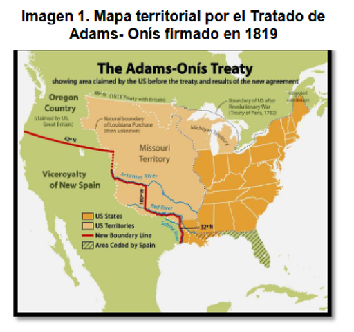 Tratado de amistad, arreglo de diferencias y límites entre su Majestad Católica el Rey de España y los Estados Unidos de América, y fue negociado entre España y Estados Unidos para establecer la frontera entre la Nueva España y Estados Unidos.