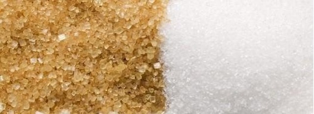 Add 3/4 cup of both white and brown sugar to the butter.