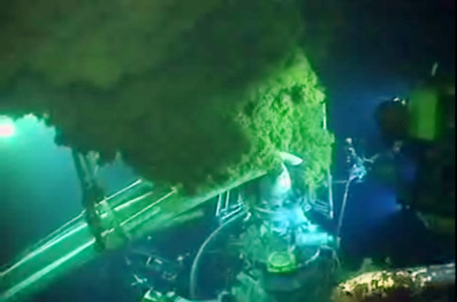 The Coast Guard approves blowout preventer to stop leak, but the blowout preventer fail.