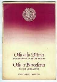 Publicació de l' "Oda la Pàtria"