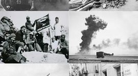 Timeline: Guerra Civil española. Conflicto bélico entre el bando republicano y el bando nacional dirigido por el general Francisco Franco. La Guerra Civil española tuvo lugar en España entre 1936 y 1939