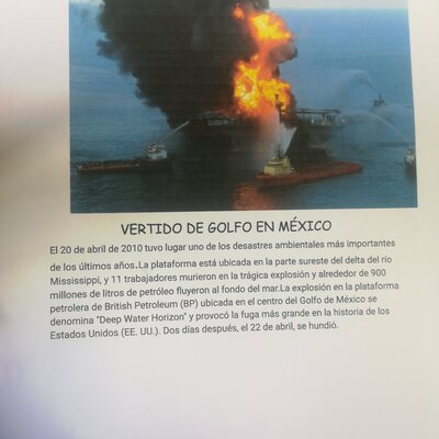 Timeline: VERTIDO DE GOLFO DE MÉXICO