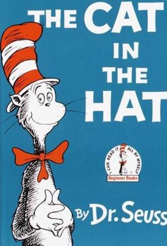 Dr. Seuss published "The Cat in the Hat" and becomes the most notable children's book author to date. (In my humble opinion, anyways.)