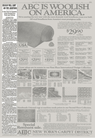 Reagan prohibits abortion assistance (1988)