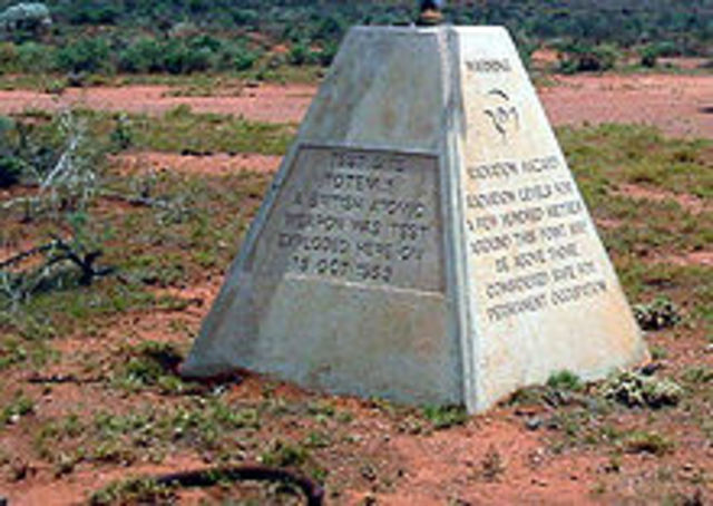 First Bomb at Woomera