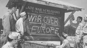 Germany surrenders on V-E-DAY