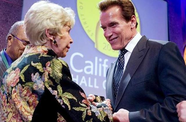 Dr. Seuss is inducted into the California Hall of Fame.