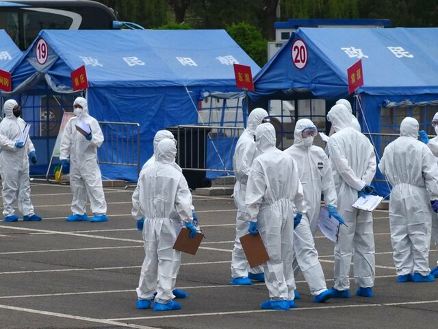 China begins communicating with the WHO