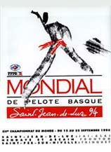 Comienzo de la 12ª edición del Campeonato del Mundo de Pelota Vasca Septiembre de 1994