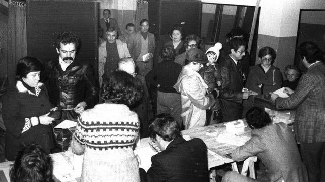 Aprobación por referéndum de la Constitución de 1978