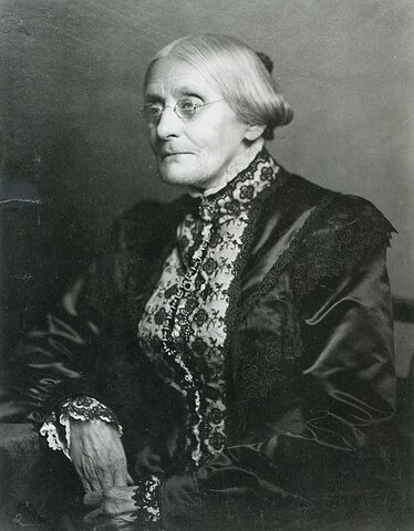Susan B. Anthony. (1820-1906).