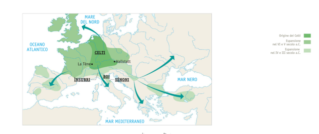 Commercio tra Celti e popolazioni Italiche