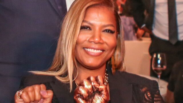Queen Latifah wins a Grammy award from Best Rap Solo Performance.