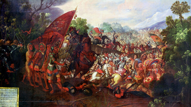 Spaniards take from Mexico