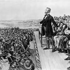 Abraham Lincoln Gives the Gettysburg Address