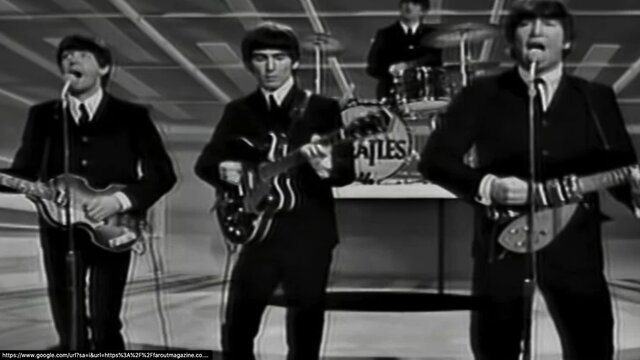 The Beatles appear for the first time on the Ed Sullivan Show