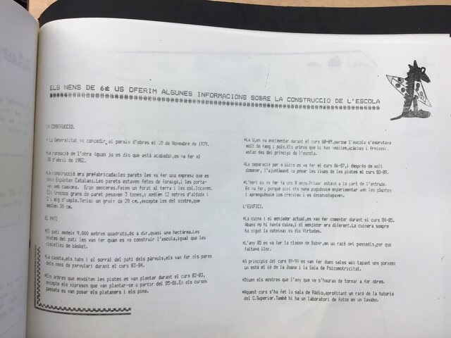 Inici de les obres de construcció de l'escola Pau Vila