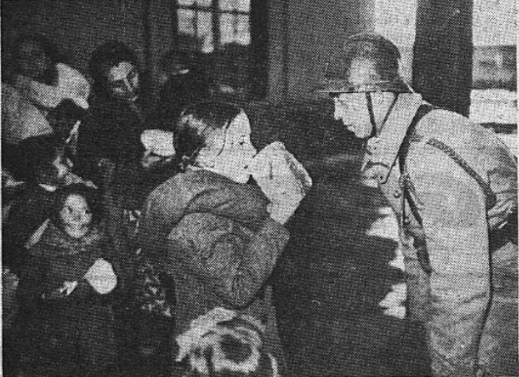 60.000 réfugiés espagnols a la frontière