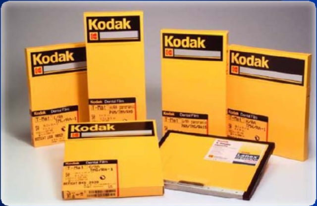 Primeras películas para radiografías dentales.