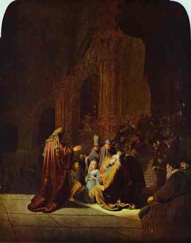 Jesus’ presentation in the temple, whenAnna and Simeon miraculously know thatJesus is the Messiah