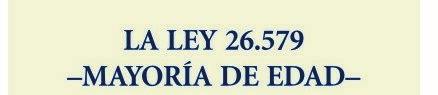 Sanción de Ley 26579