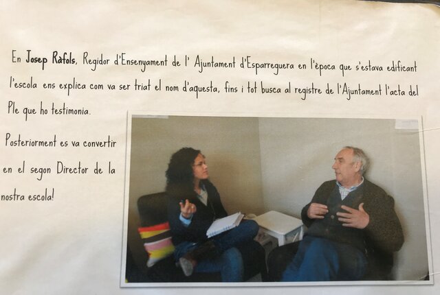La nostra escola ja té nom! Es diu Pau Vila.