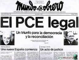 Legalización del PCE. (9/04/1977)