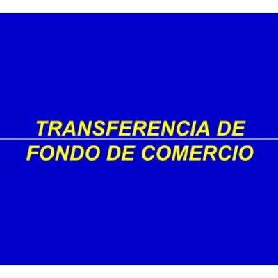 Timeline:  Transferencia de fondo de comercio