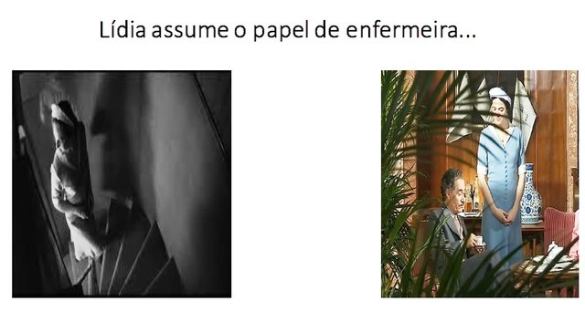 Lídia assume o papel de enfermeira...