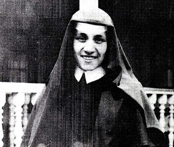 Maria Teresa de Calcuta de joven (a sus 22 años)