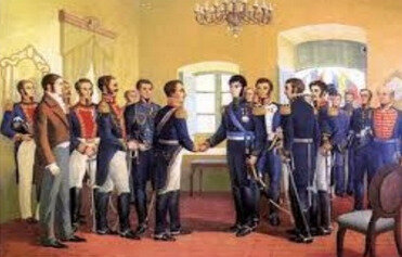 Entrevista con Simón Bolivar en Guayaquil