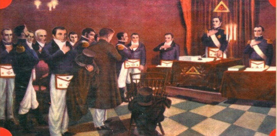 Renueva en Londres sus contactos con la Logia Lautaro