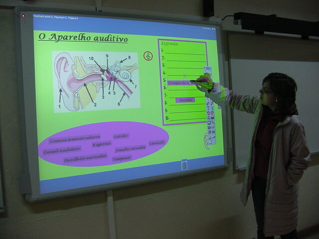 Primera pizarra interactiva