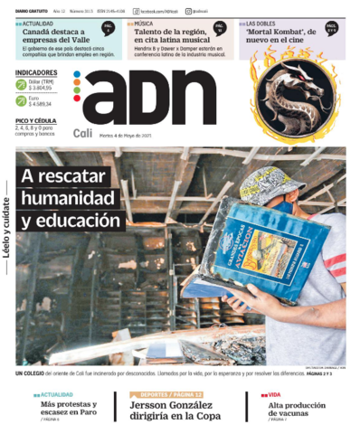 ADN CALI 4 MAYO 2021 Quinto dia