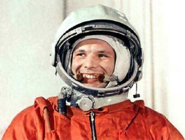 First person in space