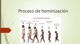 Timeline: PROCESO DE HOMINIZACIÓN