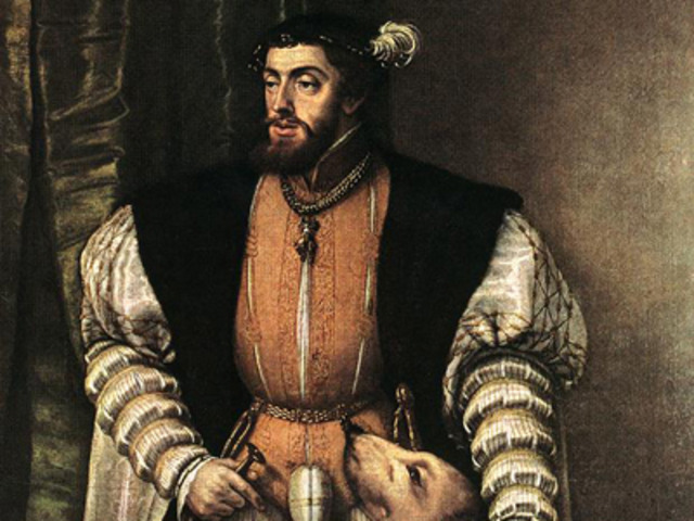 Karel V afstand troon