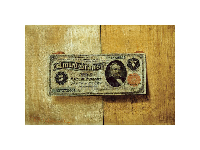 Five dollar bill-Victor Dubreuil