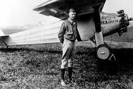 Charles Lindberg completes solo flight across the Atlantic