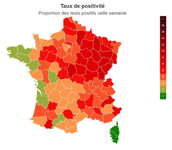 Date and location of first Covid case in France