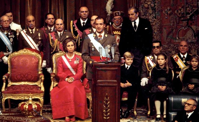 Proclamación de Juan Carlos I como rey.