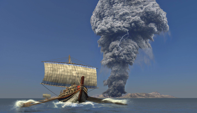EXPLOSIÓN DE LA ISLA DE THERA.