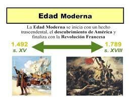 edad moderna