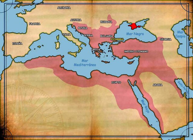 División del Imperio Otomano.